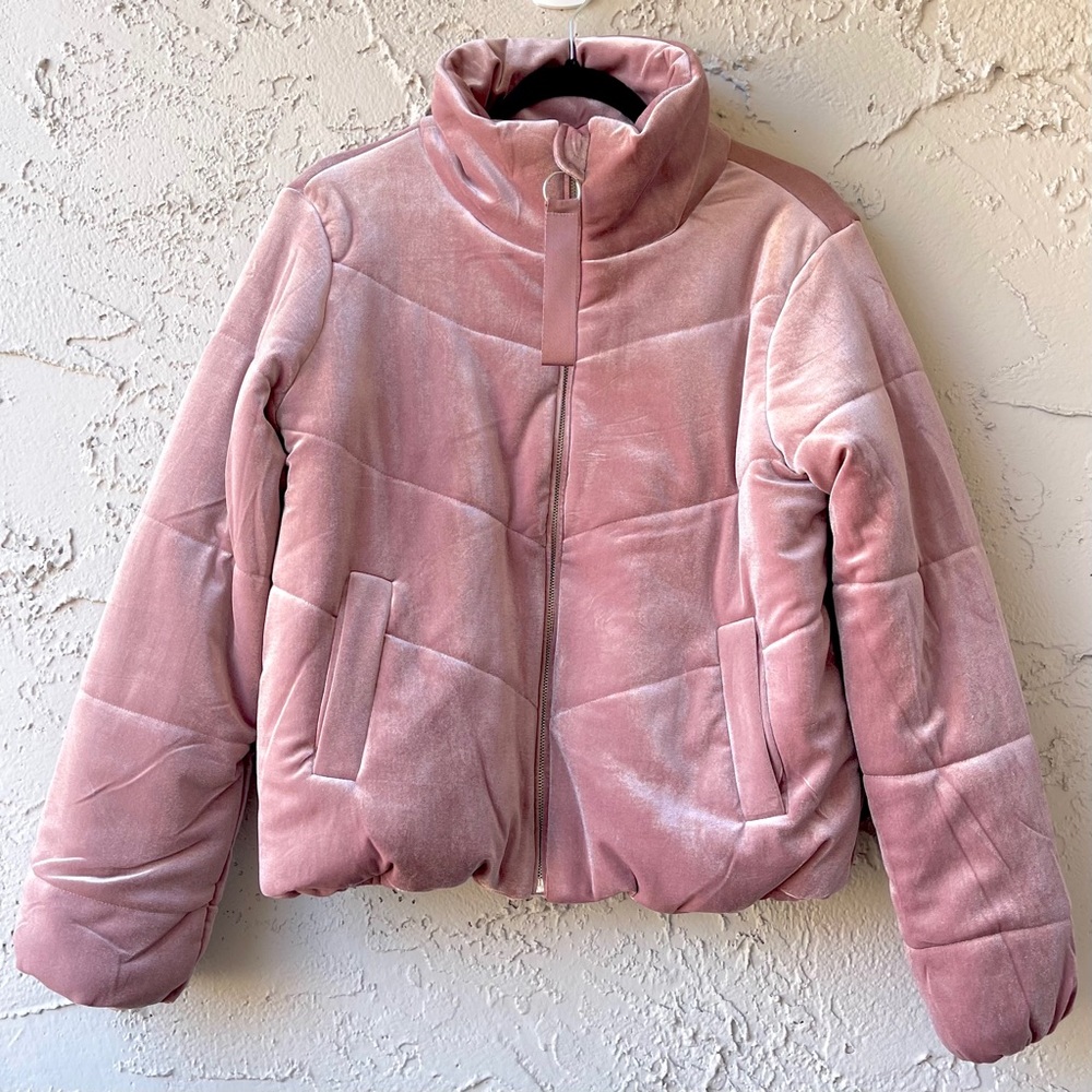 💗Lux Velour Pink Dreamy Puff Coat💗